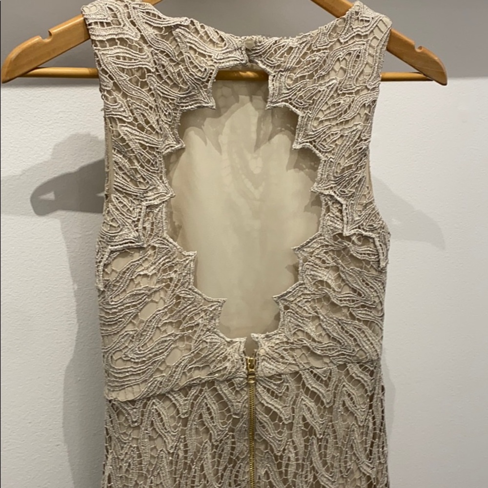 Open Back Sheath Dress